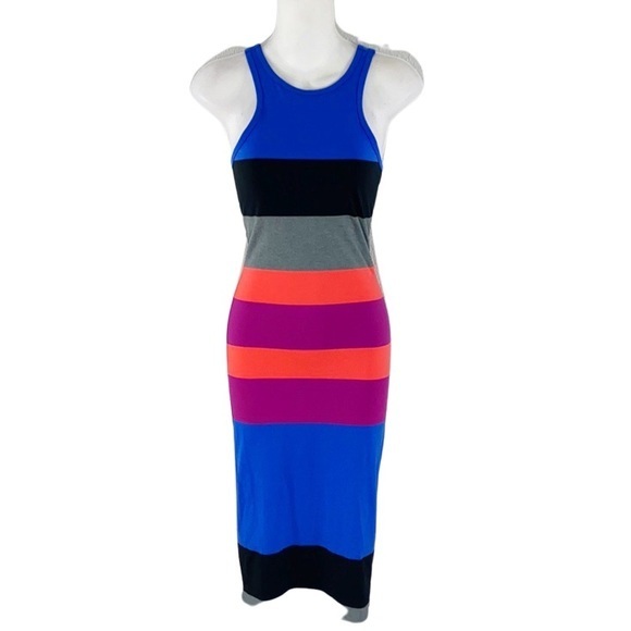 NWT Express multi stripe racerback tank dress - Picture 10 of 11